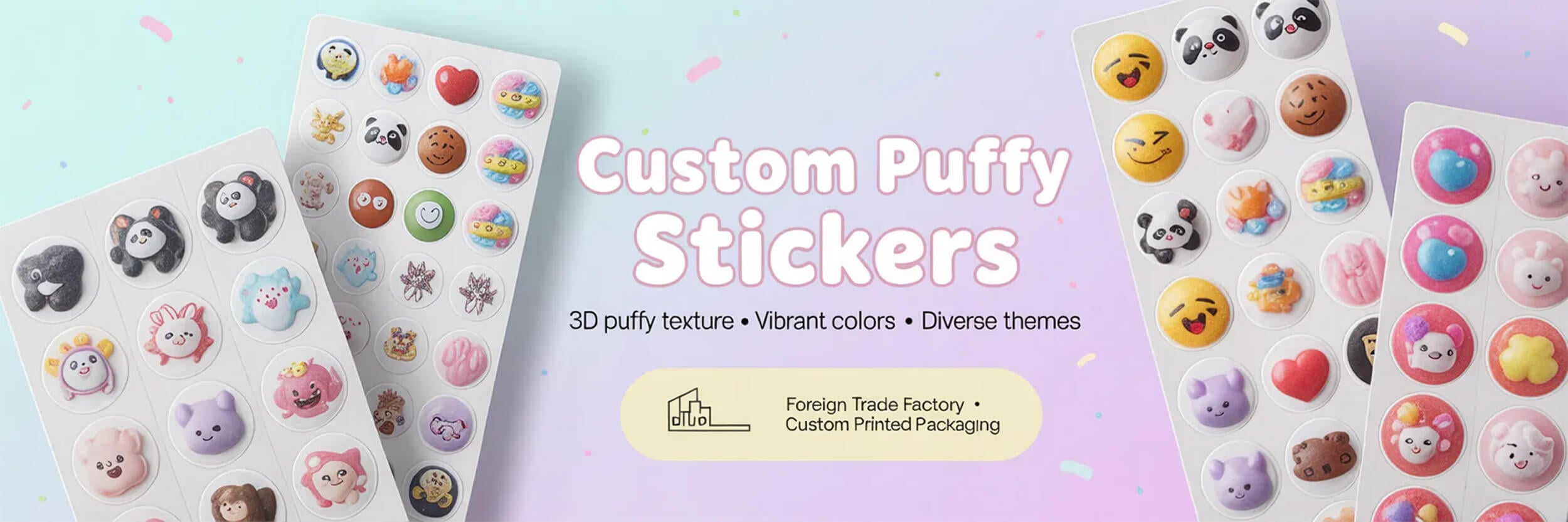 Custom Puffy Stickers