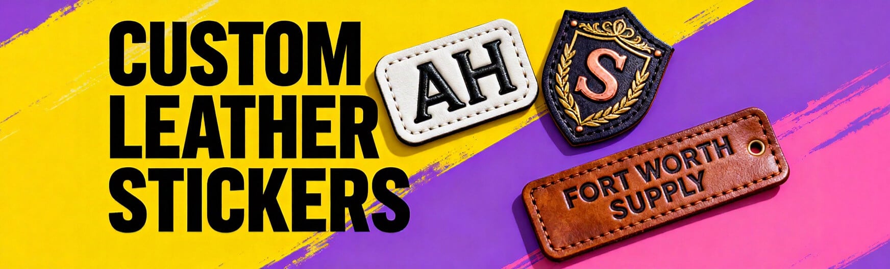 Custom Leather Stickers