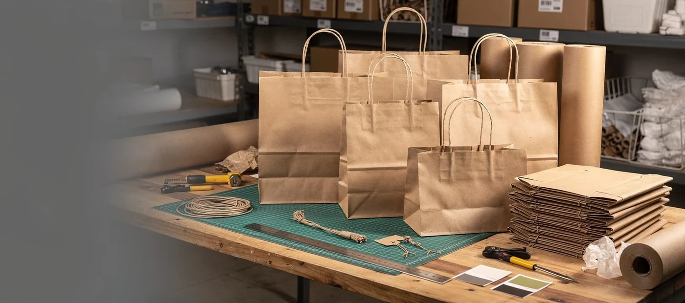 クラフト紙バッグ