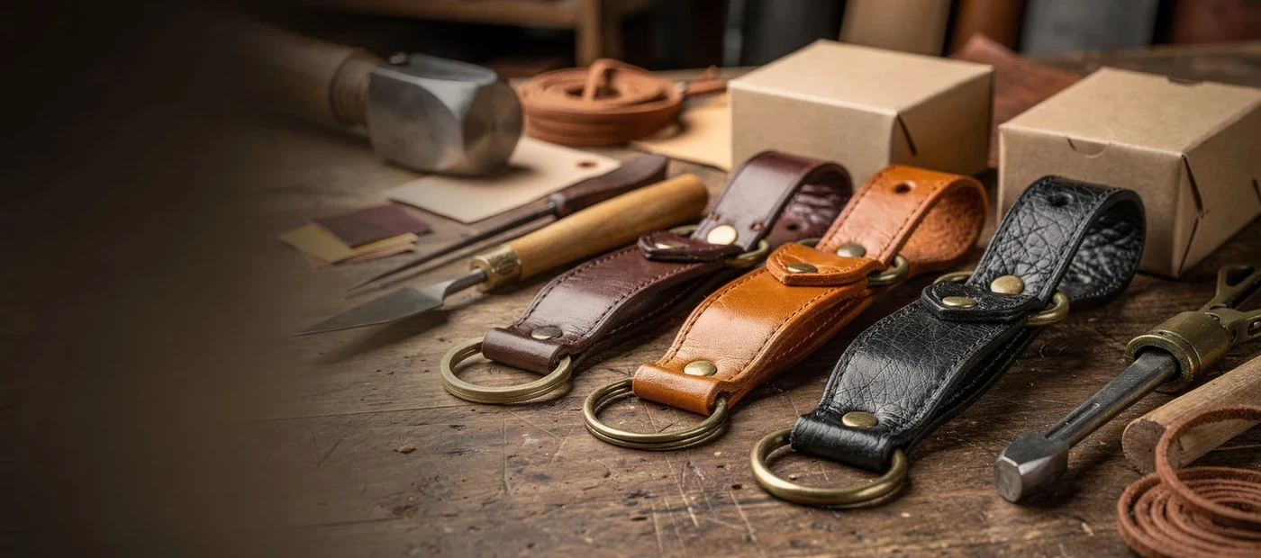 Custom Leather Keychains