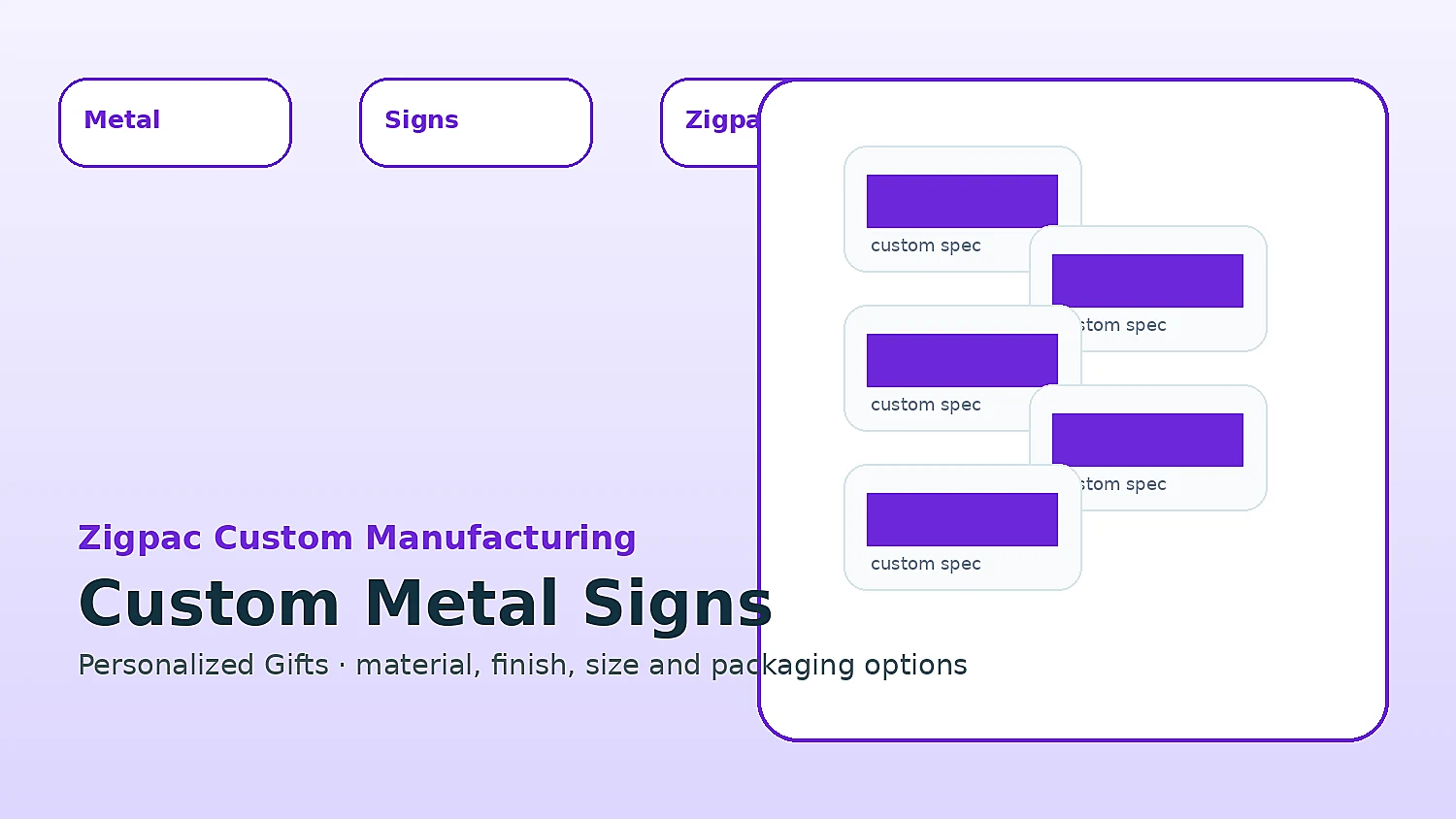 Custom Metal Signs