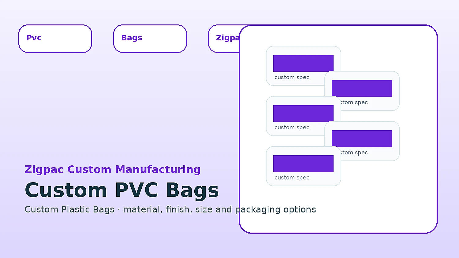 Custom PVC Bags