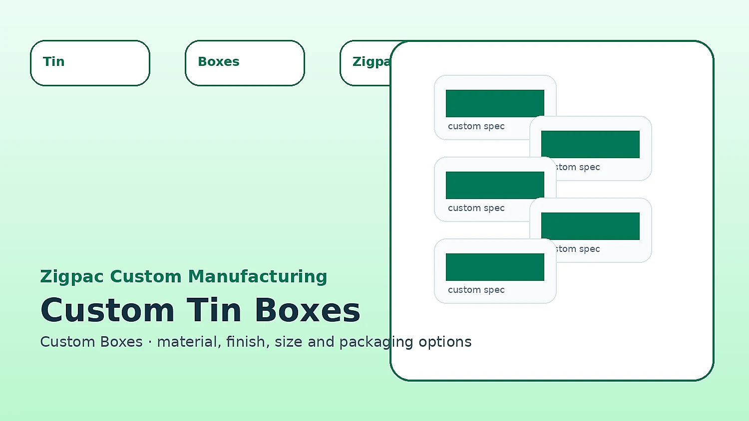 Custom Tin Boxes