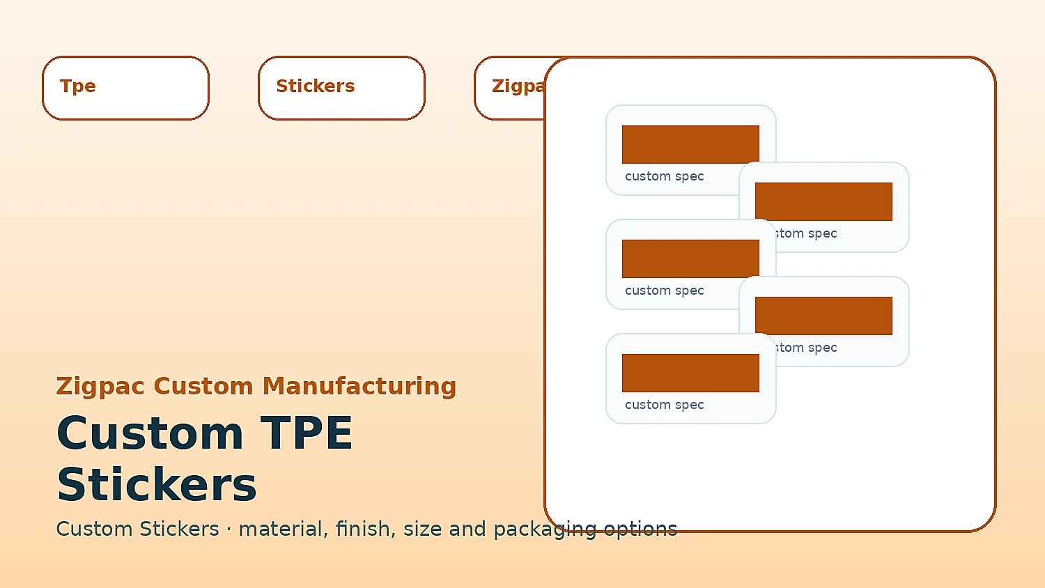 Custom TPE Stickers