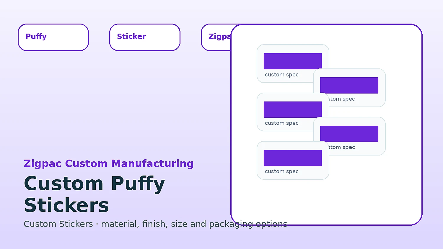 Custom Puffy Stickers