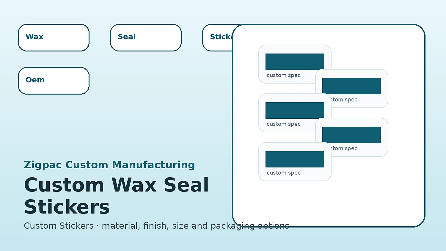 Custom Wax Seal Stickers