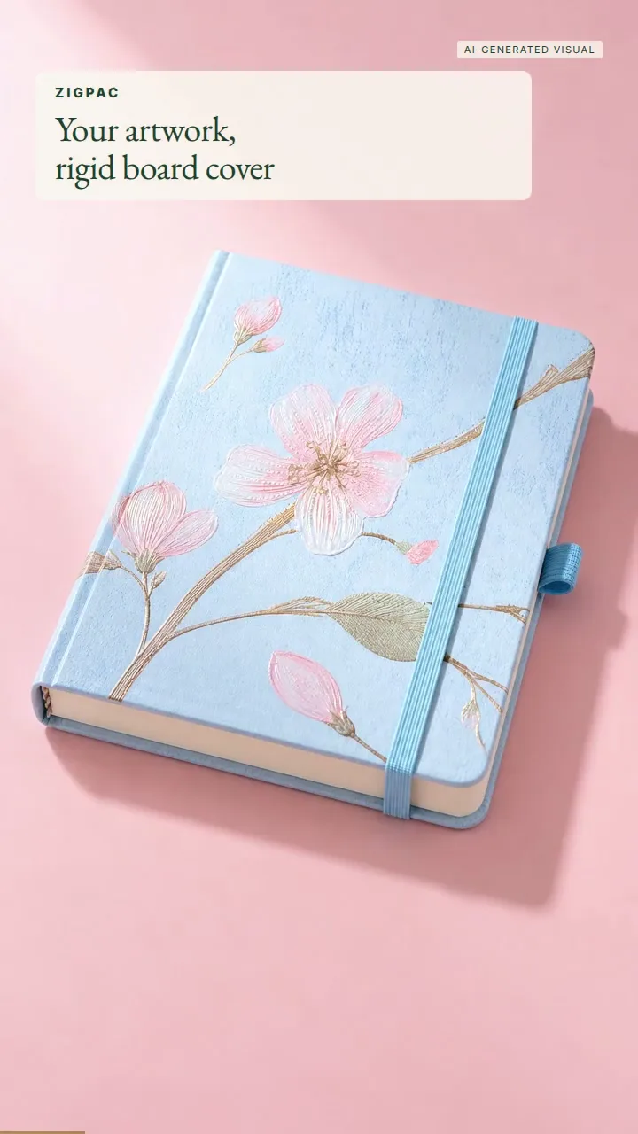 ブランド表紙と日常筆記のためのカスタム紙芯ハードカバーノート:ショート動画