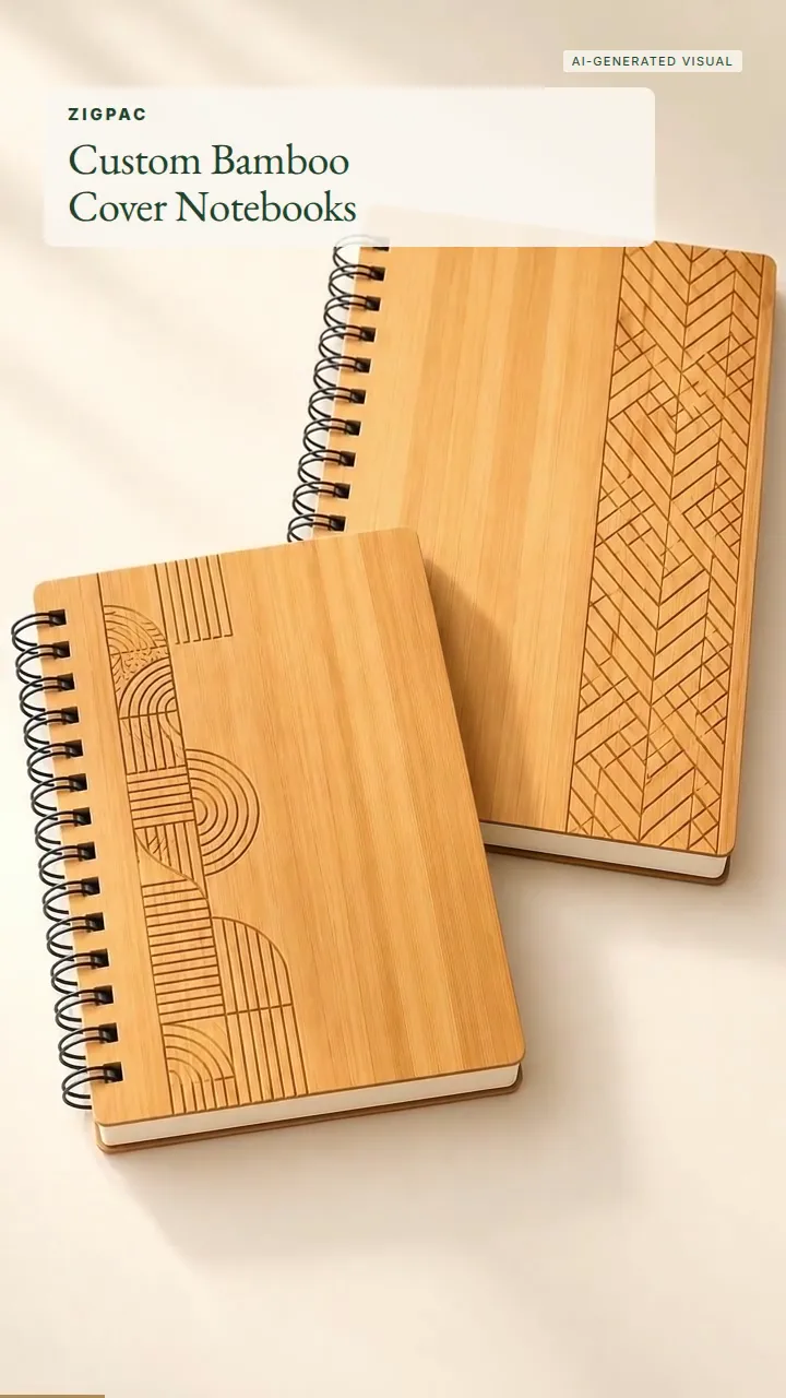 法人ギフト・ブランド文具向けカスタム竹製ノート:ショート動画